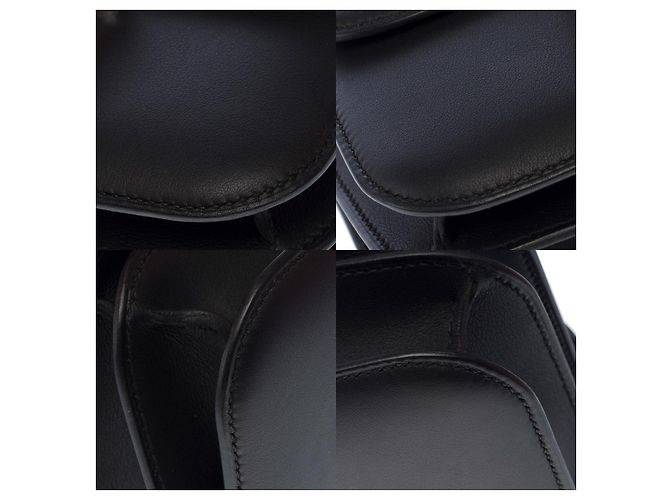 Hermès HERMES Constance Tasche aus schwarzem Leder - 102896 - Ansicht 11