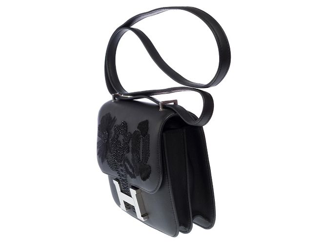 Hermès HERMES Constance Tasche aus schwarzem Leder - 102896 - Ansicht 4