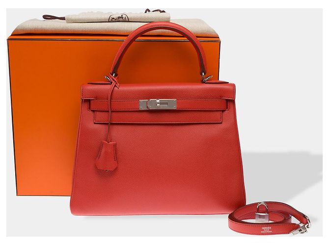Hermès Bolsa HERMES Kelly 28 em Couro Rosa - 102866 - vista 2