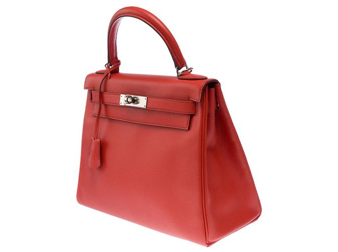 Hermès Bolsa HERMES Kelly 28 em Couro Rosa - 102866 - vista 5