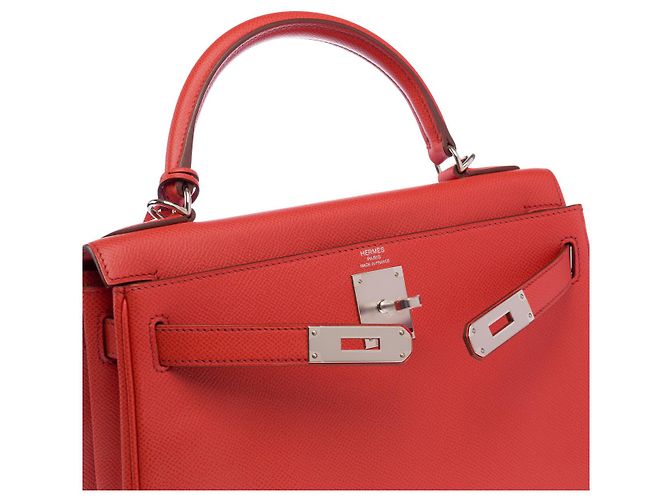 Hermès Bolsa HERMES Kelly 28 em Couro Rosa - 102866 - vista 7