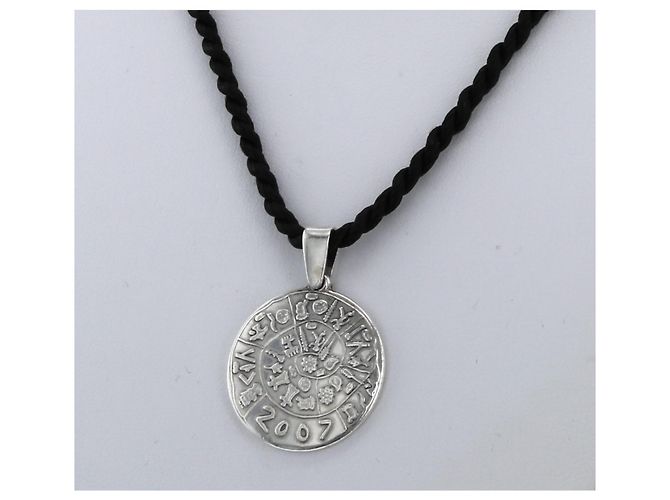 Phaistos-Disk Anhänger aus Silber von Lalaounis Silber Hardware - Ansicht 2