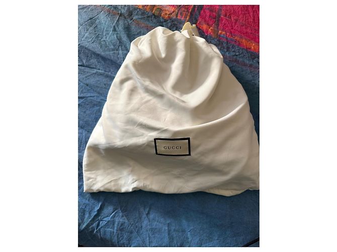 Borsa a spalla Gucci Dionysus Jumbo GG Canvas Ebano Camel Cammello - vista 6