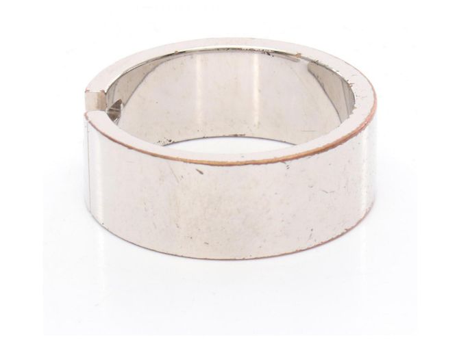 Bague à bande avec logo FF de Fendi - vue 2