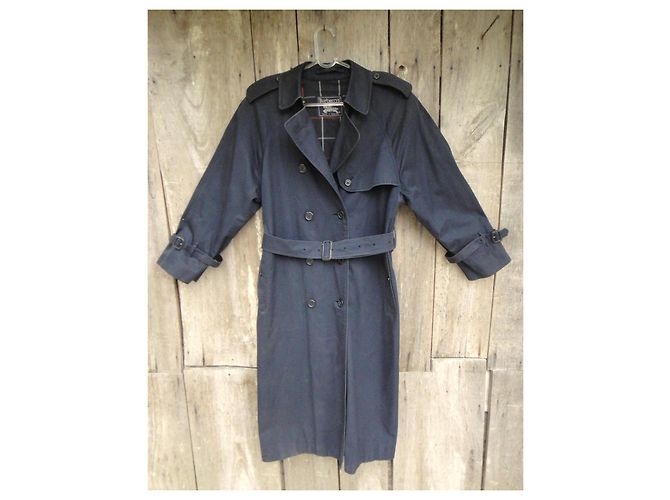 Trench Burberry Blu Navy - vista 3
