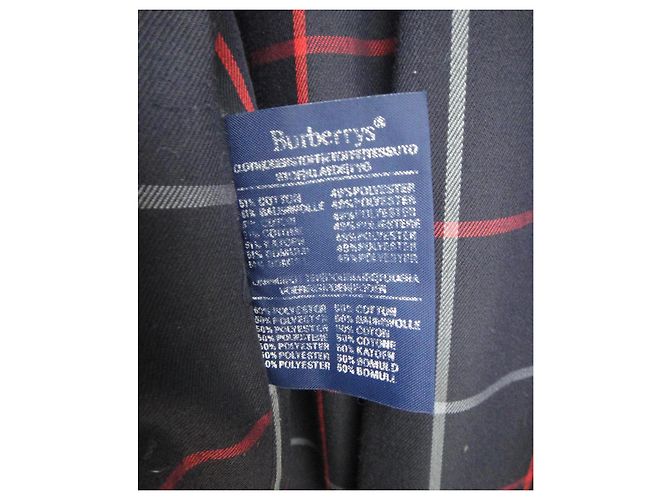 Trench Burberry Blu Navy - vista 5