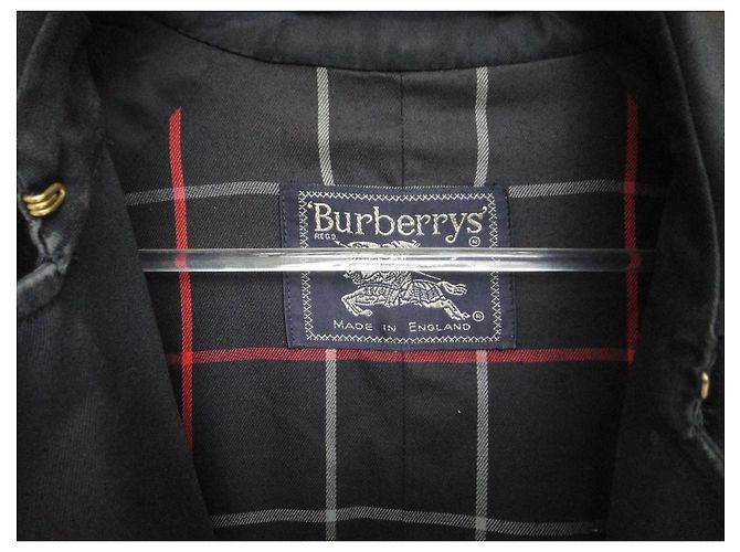 Trench Burberry Blu Navy - vista 6