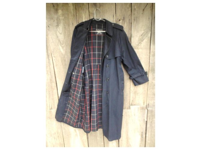 Trench Burberry Blu Navy - vista 7