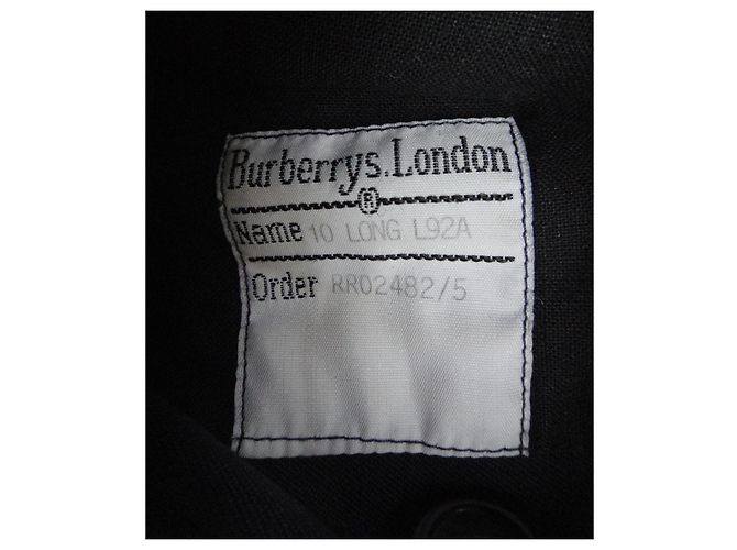 Trench Burberry Blu Navy - vista 8