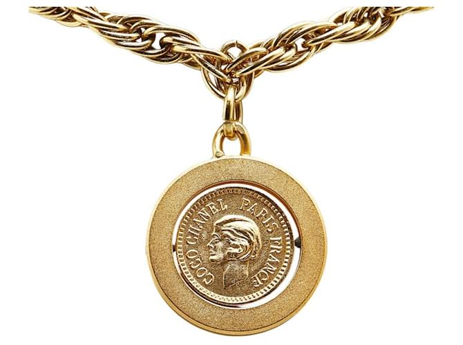 Cambon Collana Vintage Chanel Coco Mark D'oro - vista 3