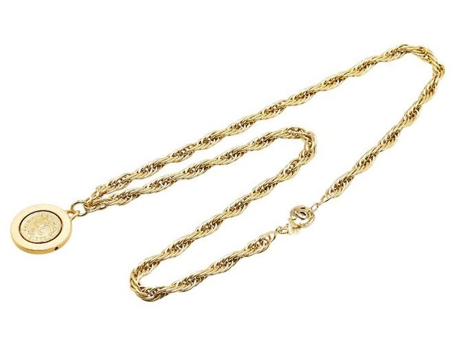 Cambon Collana Vintage Chanel Coco Mark D'oro - vista 4
