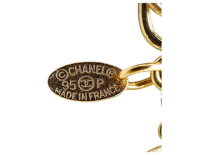 Cambon Collana Vintage Chanel Coco Mark D'oro - vista 6