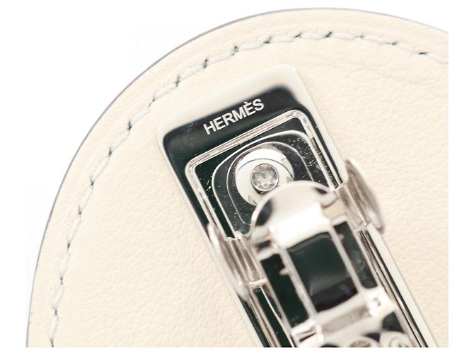 Fermaglio Hermès Evelyn Nata Bianco - vista 3