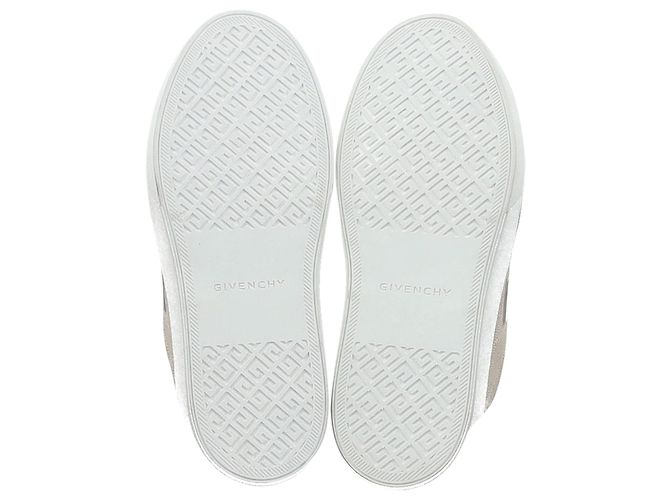 Givenchy City Platform Sneakers aus beigem Canvas - Ansicht 7