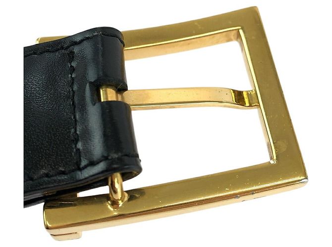 Bulgari BVLGARI Ledergürtel Schwarz - Ansicht 10