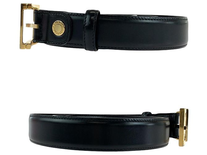 Bulgari BVLGARI Ledergürtel Schwarz - Ansicht 3
