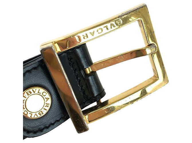Bulgari BVLGARI Ledergürtel Schwarz - Ansicht 9