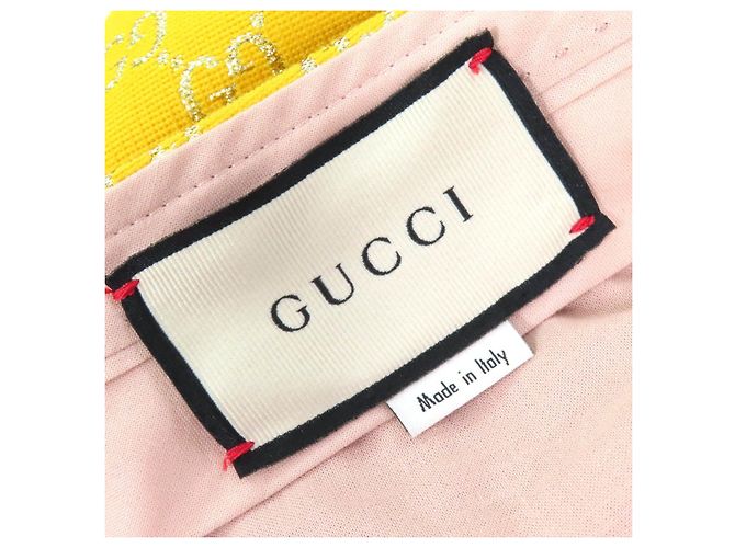 Gucci GG Jacquard Schlaghosen Gelb - Ansicht 7