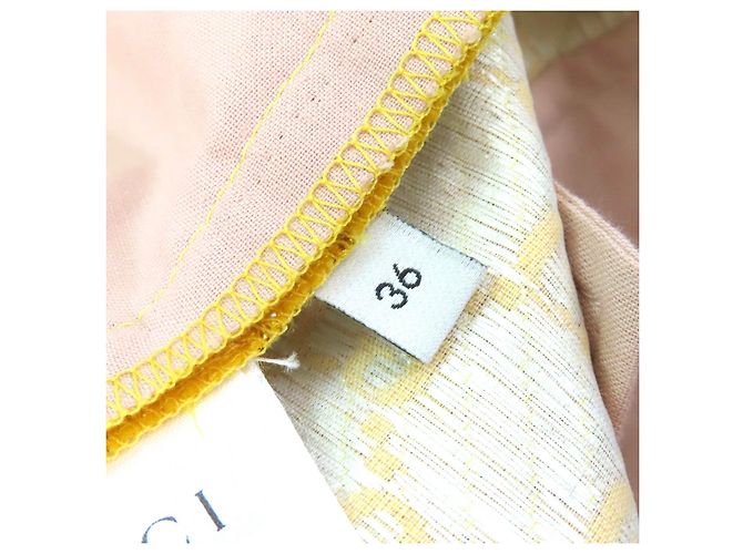 Gucci GG Jacquard Schlaghosen Gelb - Ansicht 8