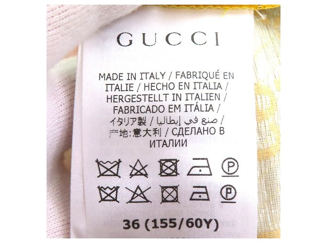 Gucci GG Jacquard Schlaghosen Gelb - Ansicht 9