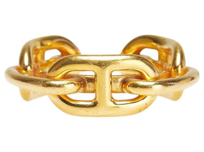 Ring Anneau de foulard Chaîne d'Ancre Hermès Doré - vue 2
