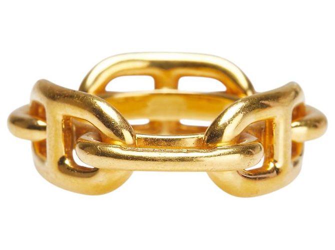 Ring Anneau de foulard Chaîne d'Ancre Hermès Doré - vue 4