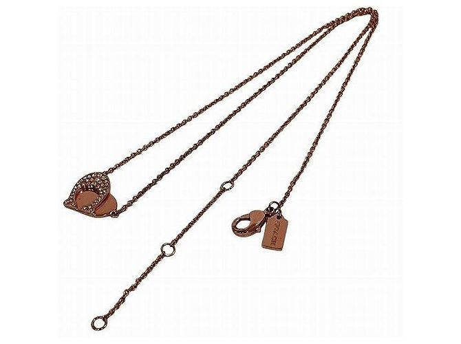 Collana in pietra con logo a forma di cuore Coach - vista 3