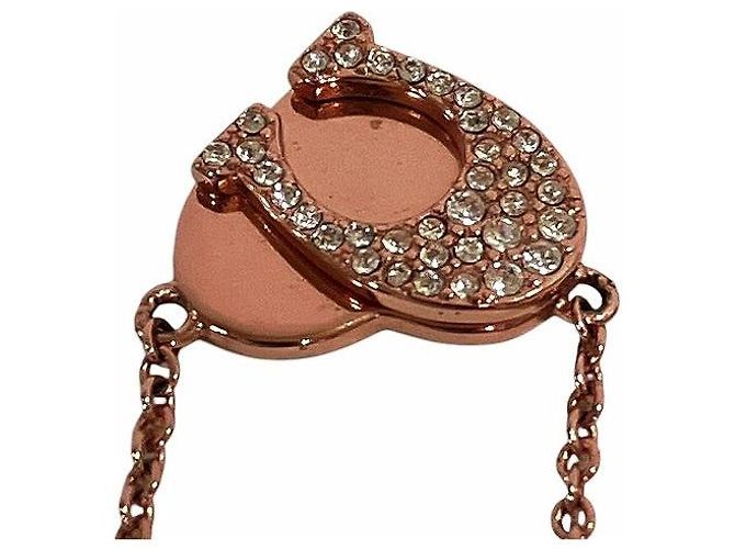 Collana in pietra con logo a forma di cuore Coach - vista 8