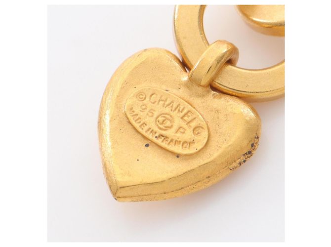 Orecchini a clip placcati in oro Chanel Coco Mark D'oro - vista 3