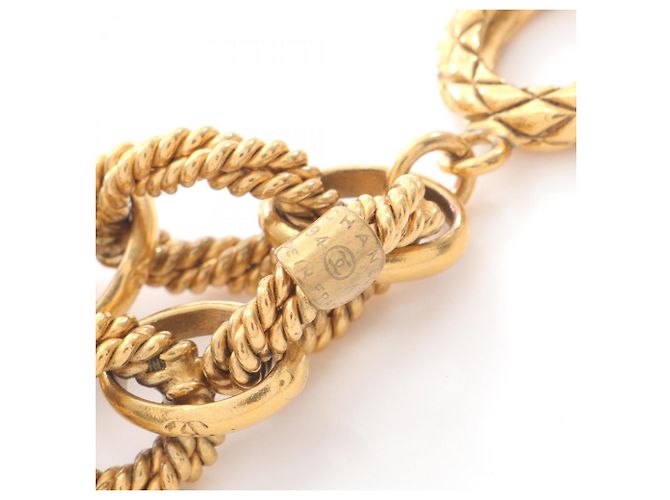 Bracciale charm placcato oro Chanel Coco Mark D'oro - vista 4