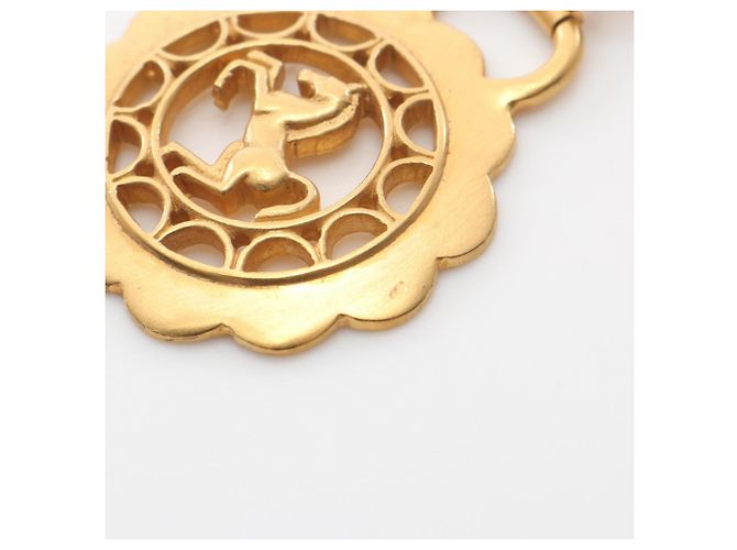 Collana Pendente Cavallo Fiore Hermès D'oro - vista 4