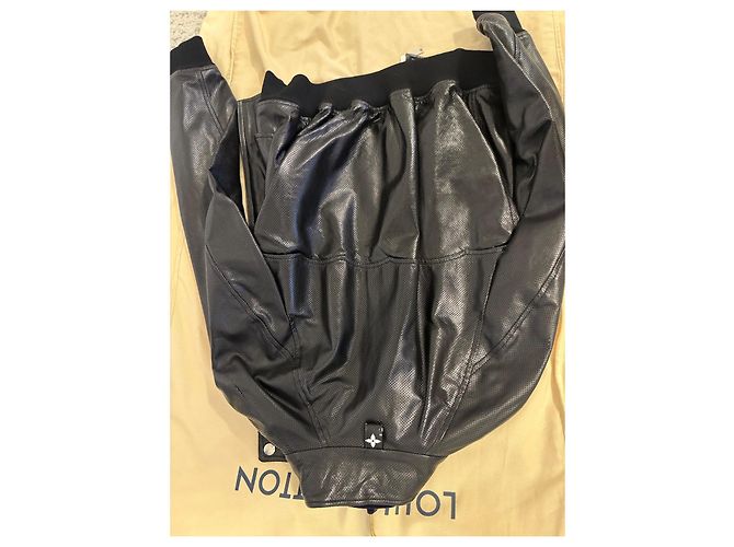 Louis Vuitton Bomberjacke Schwarz Lammleder - Ansicht 5
