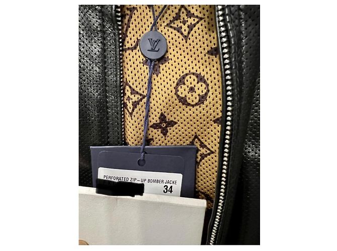 Louis Vuitton Bomberjacke Schwarz Lammleder - Ansicht 8