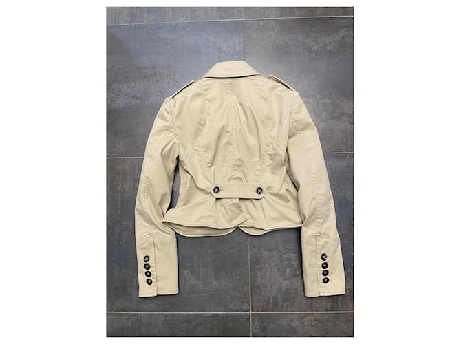 Giacca Dsquared2 Beige in Cotone - vista 2