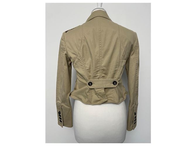 Giacca Dsquared2 Beige in Cotone - vista 8