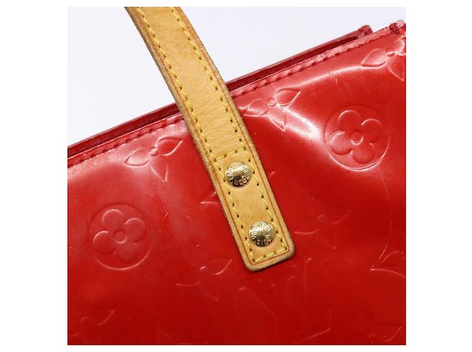LOUIS VUITTON Borsa a Mano Monogram Vernis Reade PM Rossa M91088 LV Auth gh710 Rosso - vista 10