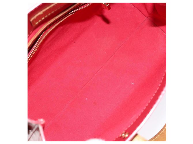 LOUIS VUITTON Borsa a Mano Monogram Vernis Reade PM Rossa M91088 LV Auth gh710 Rosso - vista 11