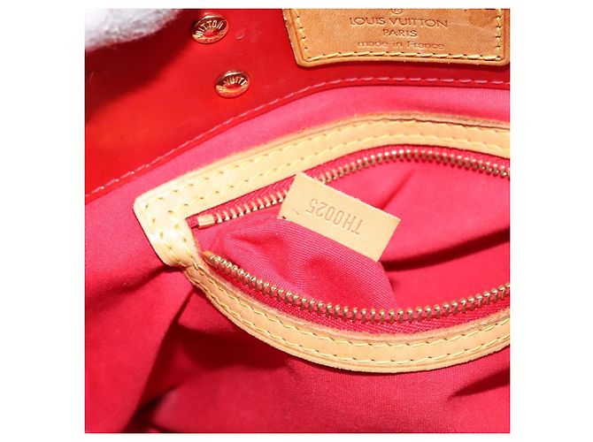 LOUIS VUITTON Borsa a Mano Monogram Vernis Reade PM Rossa M91088 LV Auth gh710 Rosso - vista 12