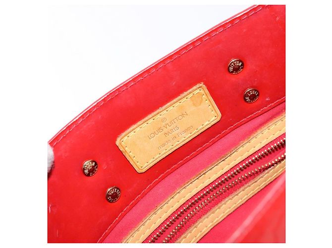 LOUIS VUITTON Borsa a Mano Monogram Vernis Reade PM Rossa M91088 LV Auth gh710 Rosso - vista 18