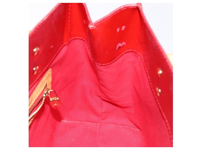 LOUIS VUITTON Borsa a Mano Monogram Vernis Reade PM Rossa M91088 LV Auth gh710 Rosso - vista 19