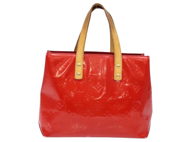 LOUIS VUITTON Borsa a Mano Monogram Vernis Reade PM Rossa M91088 LV Auth gh710 Rosso - vista 2