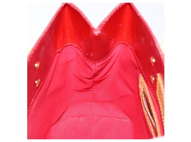 LOUIS VUITTON Borsa a Mano Monogram Vernis Reade PM Rossa M91088 LV Auth gh710 Rosso - vista 20