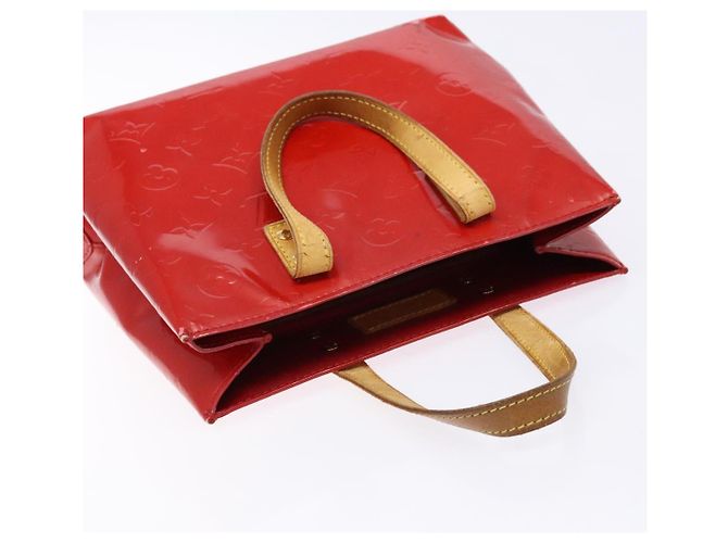 LOUIS VUITTON Borsa a Mano Monogram Vernis Reade PM Rossa M91088 LV Auth gh710 Rosso - vista 6