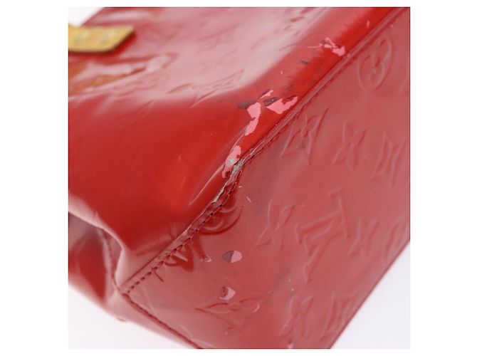 LOUIS VUITTON Borsa a Mano Monogram Vernis Reade PM Rossa M91088 LV Auth gh710 Rosso - vista 8
