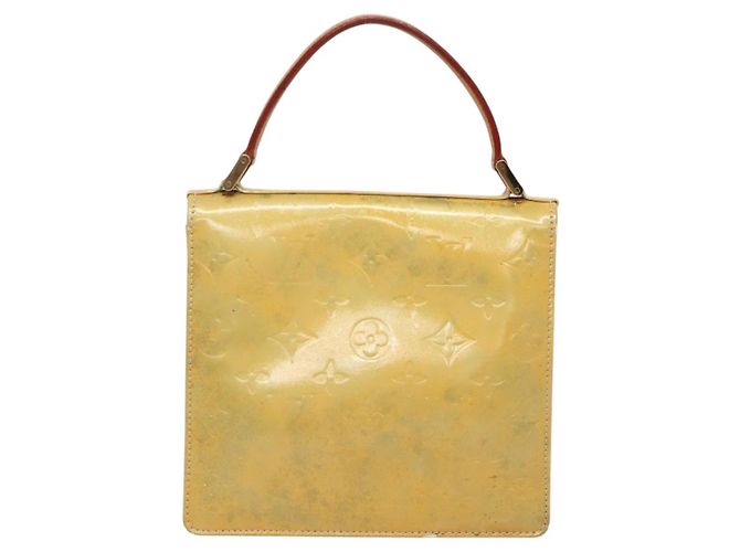 LOUIS VUITTON Borsa a mano Spring Street Monogram Vernis Grigio M91029 LV Auth 140857 - vista 2