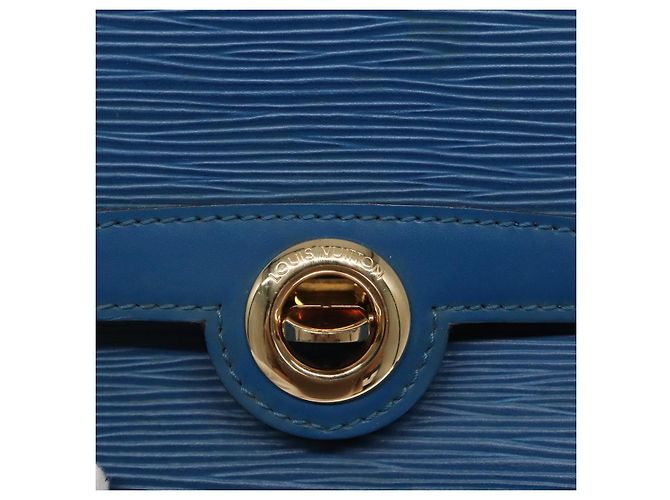 LOUIS VUITTON Epi Pochette Arche Borsa a Spalla Blu M52575 LV Auth ep10558 - vista 17