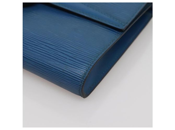 LOUIS VUITTON Epi Pochette Arche Borsa a Spalla Blu M52575 LV Auth ep10558 - vista 9