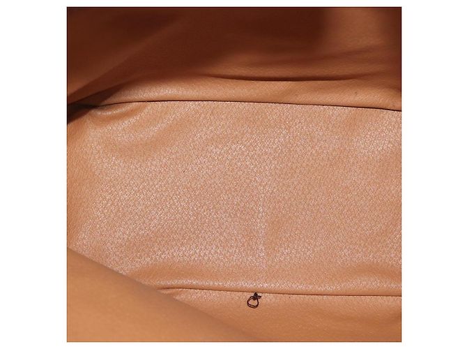 Céline CELINE Macadam Canvas Schultertasche aus PVC-Leder Braun Gold Auth 141339 Golden - Ansicht 11