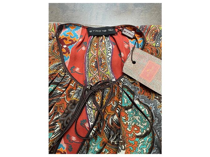 Blusa Etro in seta multicolore - vista 3