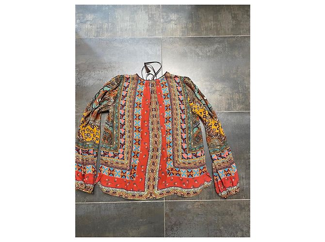 Blusa Etro in seta multicolore - vista 5